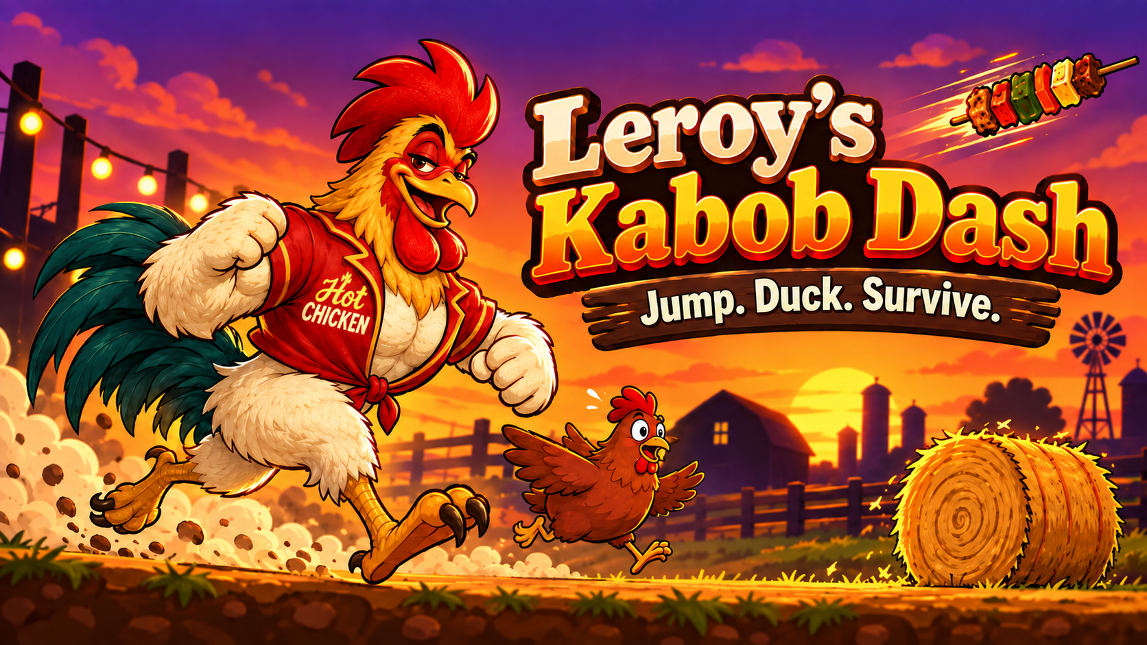 Leroy’s Kabob Dash — Jump. Duck. Survive.