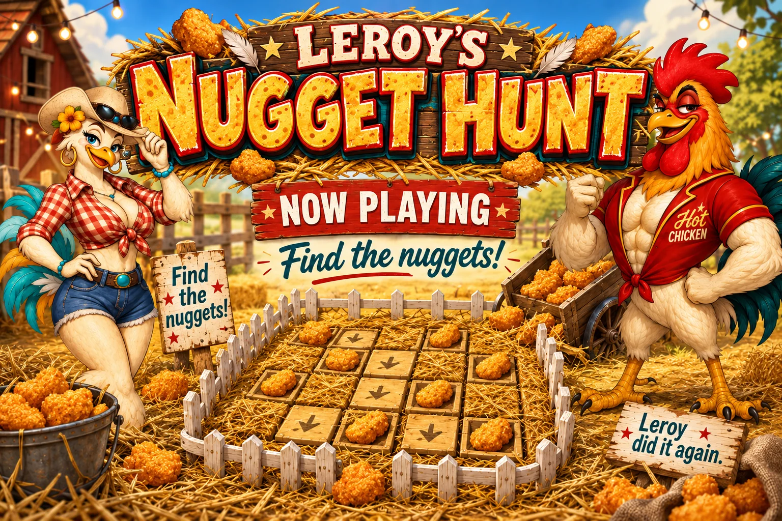 Leroy’s Nugget Hunt — Now Playing: Find the nuggets!