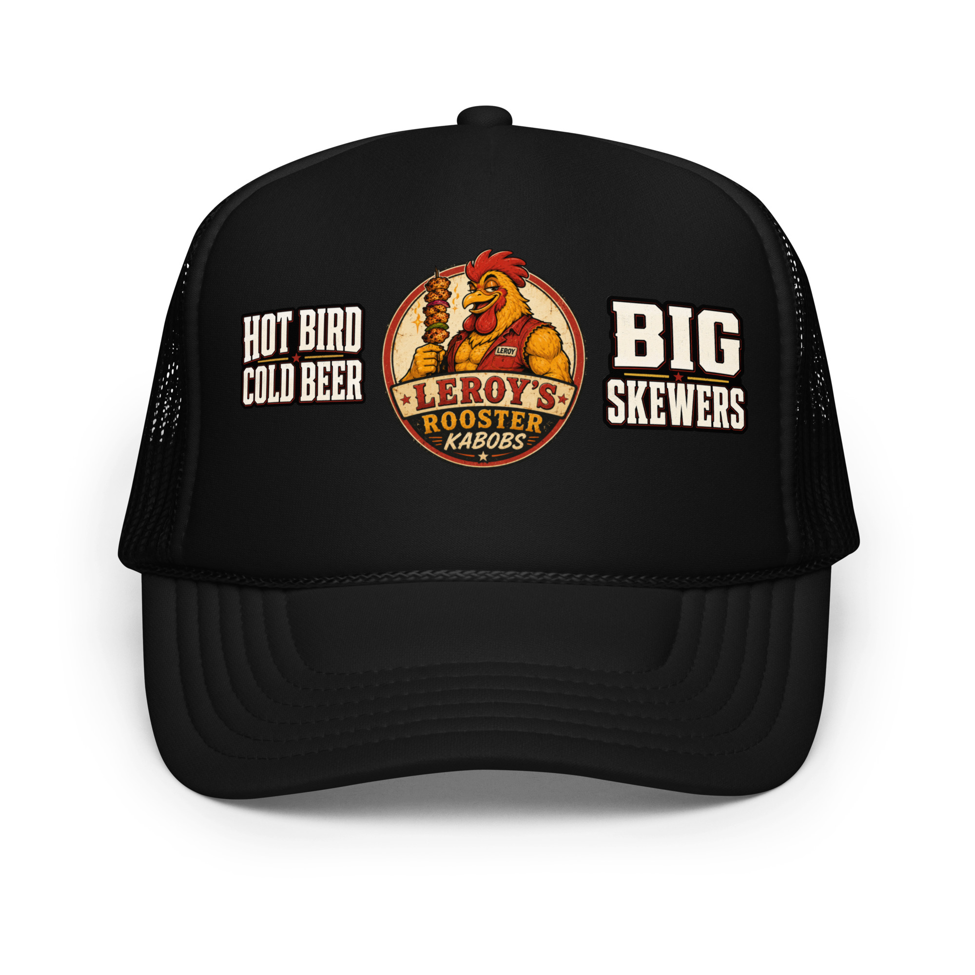 Leroy's Rooster Kabobs black hat
