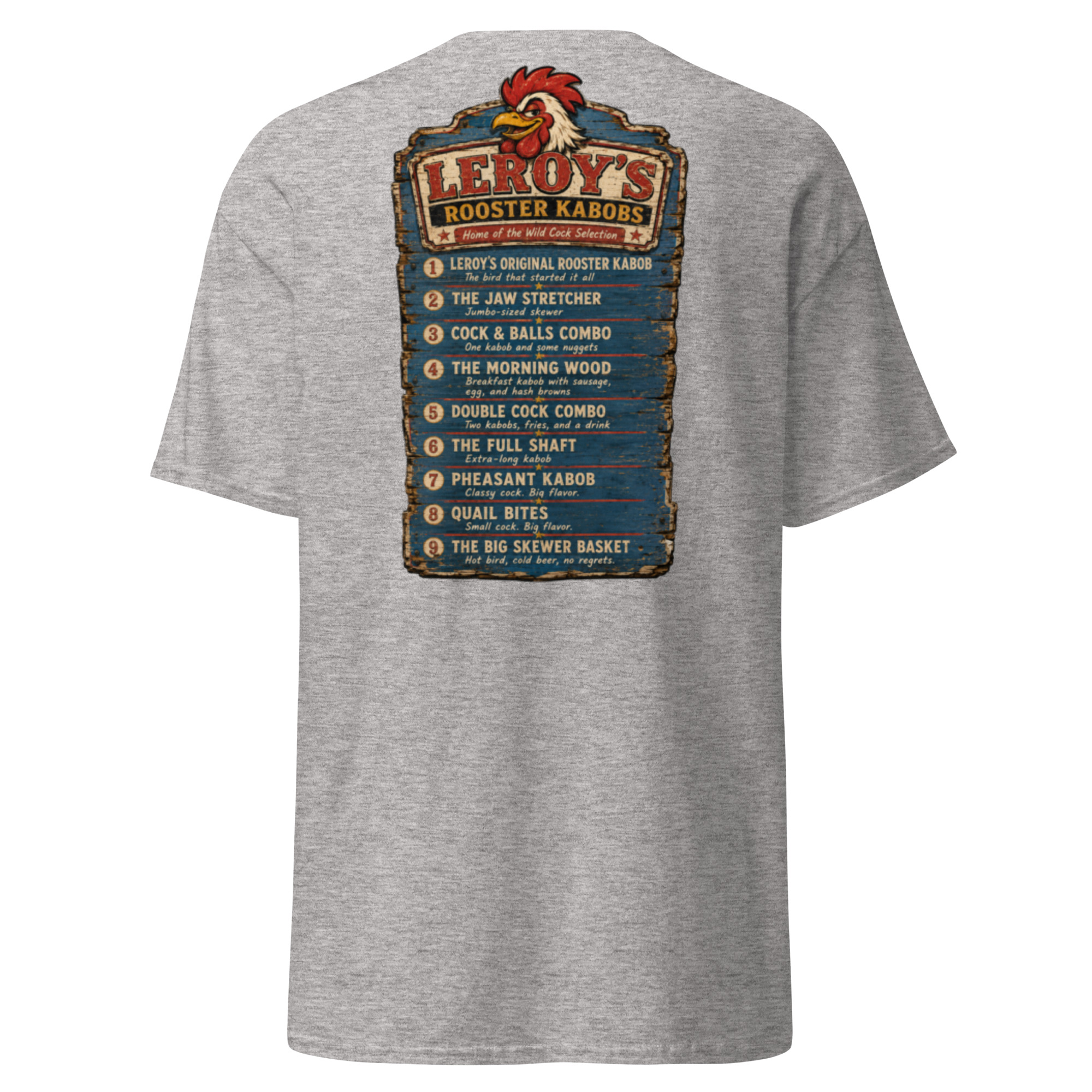 Menu Board Tee in sport grey